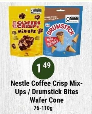 Nestle Coffee Crisp Mix-Ups Drumstick Bites Waf…