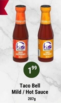 Taco Bell Mild / Hot Sauce