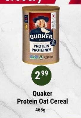 Quaker Protein Oat Cereal