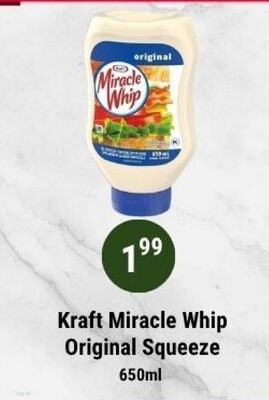 Kraft Miracle Whip Original Squeeze