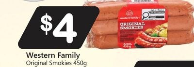 Western Family Original Smokies 450g