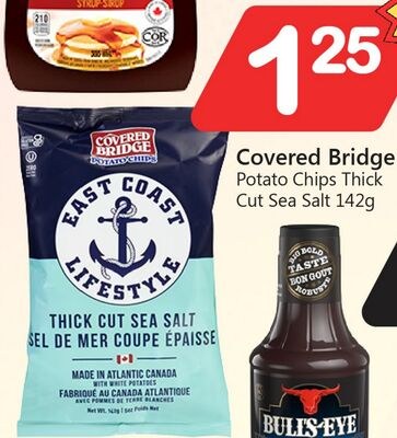 Covered Bridge Potato Chips Thick Cut Sea Salt