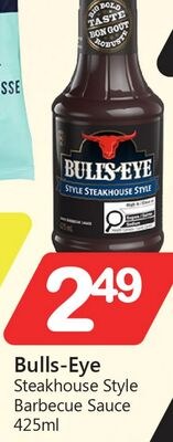 Bulls-Eye Steakhouse Style Barbecue Sauce