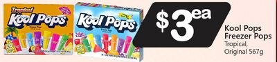 Kool Pops Freezer Pops