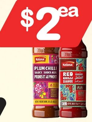 National PLUM CHILLI SAUCE, RED CHILLI SAUCE
