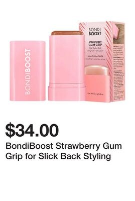 BondiBoost Strawberry Gum Grip for Slick Back S…