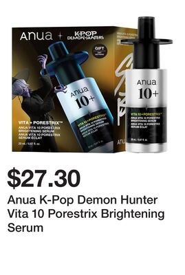 Anua K-Pop Demon Hunter Vita 10 Porestrix Brigh…