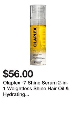 Olaplex °7 Shine Serum 2-in-1 Weightless Shine …