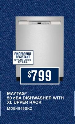 MAYTAG® 50 dBA DISHWASHER WITH XL UPPER RACK