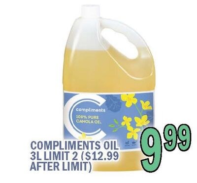 COMPLIMENTS OIL