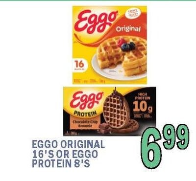 EGGO ORIGINAL 16'S OR EGGO PROTEIN 8'S