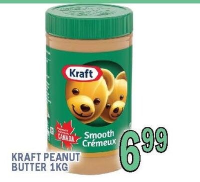 KRAFT PEANUT BUTTER 1KG
