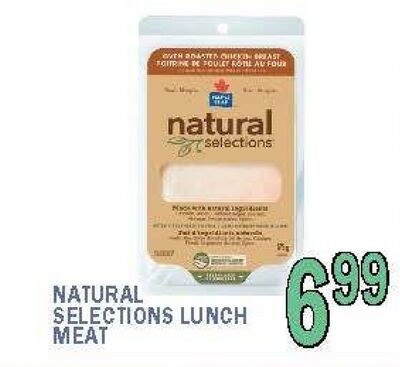 NATURAL SELECTIONS LUNCH MEAT