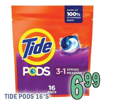 TIDE PODS 16'S