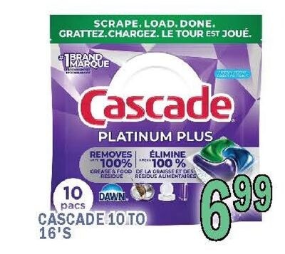 CASCADE 10 TO 16'S