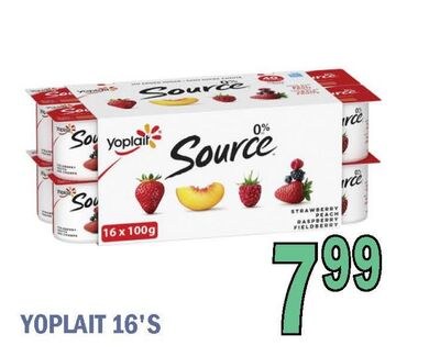 YOPLAIT 16'S