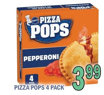 PIZZA POPS 4 PACK