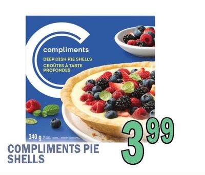 COMPLIMENTS PIE SHELLS