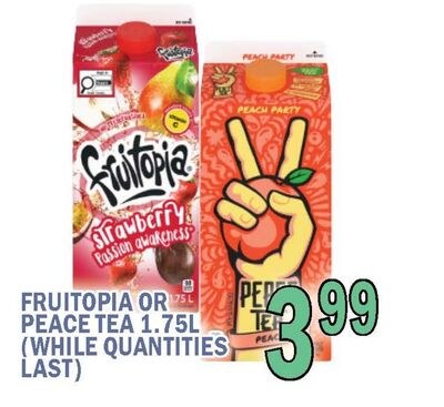 FRUITOPIA OR PEACE TEA