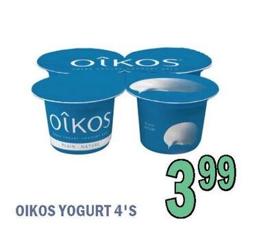 OIKOS YOGURT 4'S