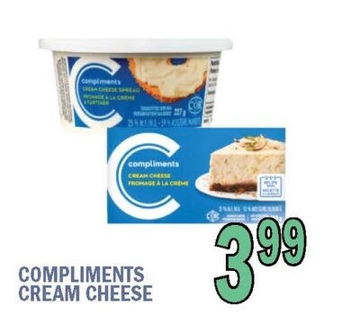 COMPLIMENTS CREAM CHEESE