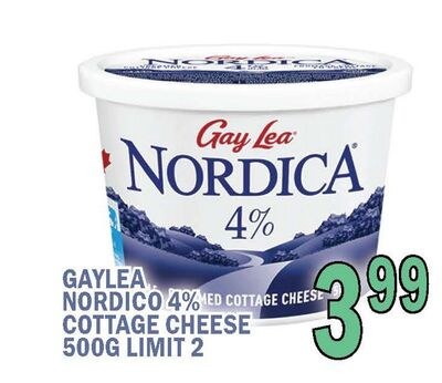 GAYLEA NORDICA 4% COTTAGE CHEESE