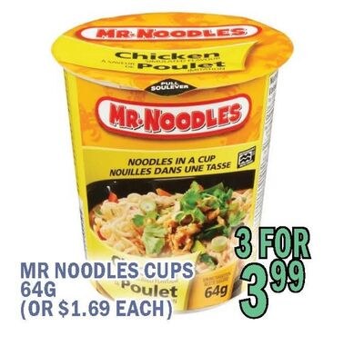 MR NOODLES CUPS