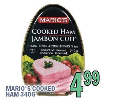 MARIO'S COOKED HAM 340G