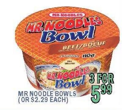 MR NOODLE BOWLS