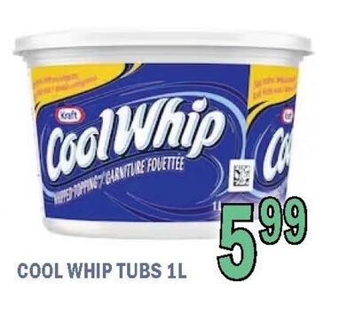COOL WHIP TUBS