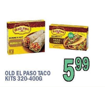 OLD EL PASO TACO KITS 320-400G