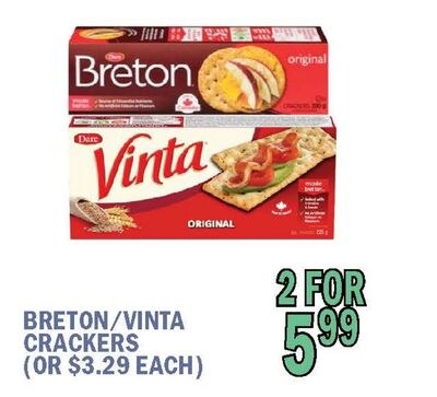 BRETON/VINTA CRACKERS