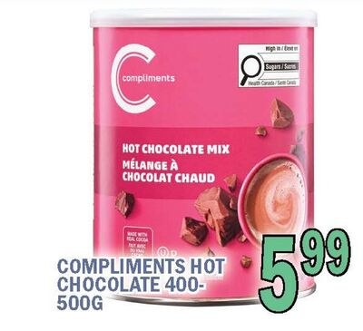 COMPLIMENTS HOT CHOCOLATE