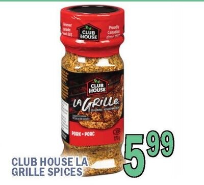 CLUB HOUSE LA GRILLE SPICES