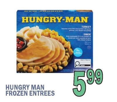 HUNGRY MAN FROZEN ENTREES