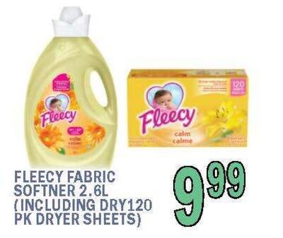 FLEECY FABRIC SOFTNER 2.6L (INCLUDING DRY120 PK…