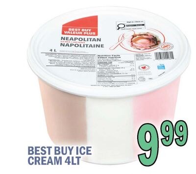 BEST BUY ICE CREAM 4LT