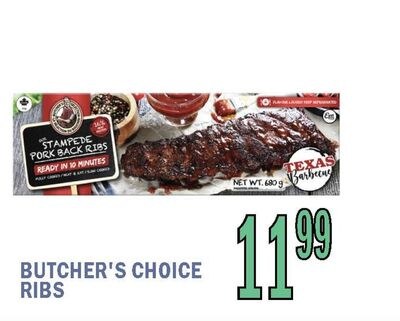 BUTCHER'S CHOICE RIBS