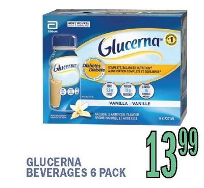 GLUCERNA BEVERAGES 6 PACK