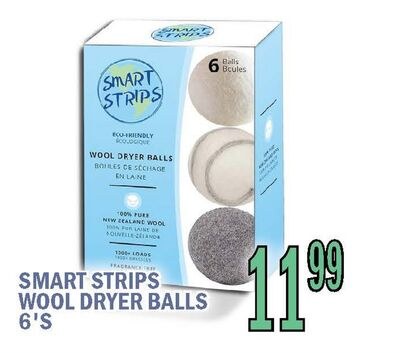 SMART STRIPS WOOL DRYER BALLS
