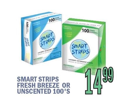 SMART STRIPS FRESH BREEZE OR UNSCENTED 100'S
