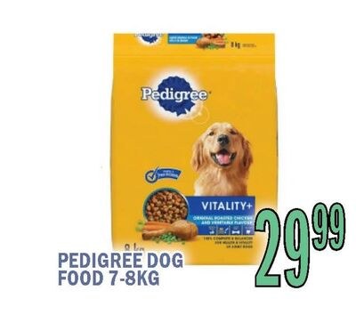 PEDIGREE DOG FOOD 7-8KG