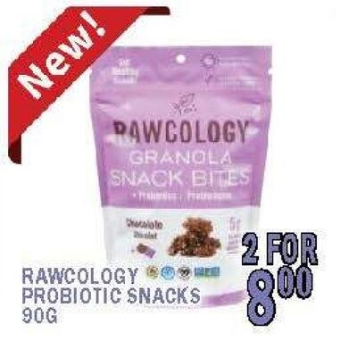 RAWCOLOGY PROBIOTIC SNACKS