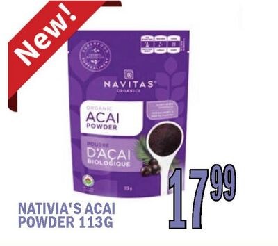 NATIVIA'S ACAI POWDER 113G