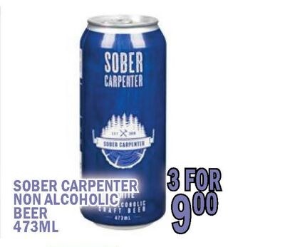 SOBER CARPENTER NON ALCOHOLIC BEER