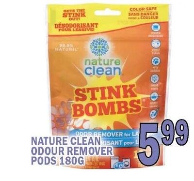NATURE CLEAN ODOUR REMOVER PODS