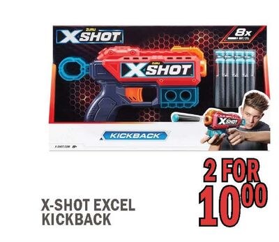 X-SHOT EXCEL KICKBACK