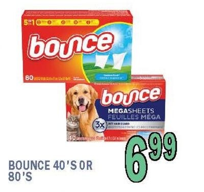 BOUNCE 40'S OR 80'S