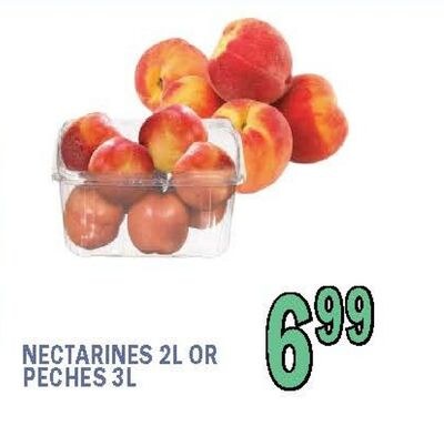 NECTARINES 2L OR PEACHES 3L