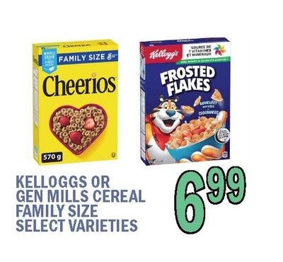 KELLOGG'S OR GEN MILLS CEREAL